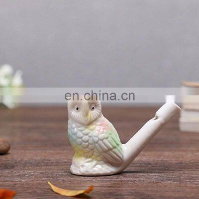 Small Ceramic Music Water Bird Animal Whistle photo-3