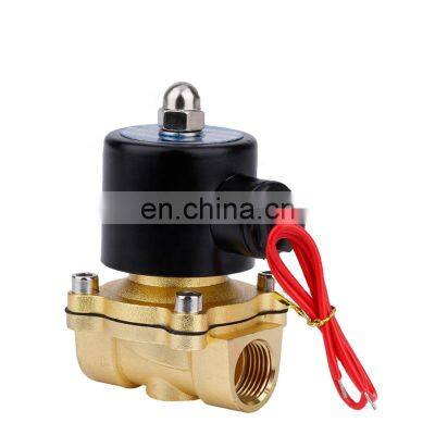 2W160-15 2/2 Way Electric Brass Normally Closed Thread Size G1/2 Solenoid Valve Price Pneumatic Valve For Air