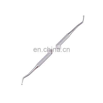 Wholesale 410 Stainless Steel Double Head Paronychia Special Nail Remover Prevention of Ingrown Nails Nail Picker Clearing Tool