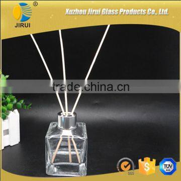 135ml clear color square shape perfume use and high white glass glass material round diffuser bottles