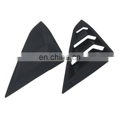 AUSO ABS Plastic Rear Car Side Window Louver Shutters For Honda Civic 2016-18