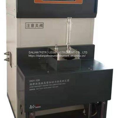 High temperature high shear rate apparent viscosity tester