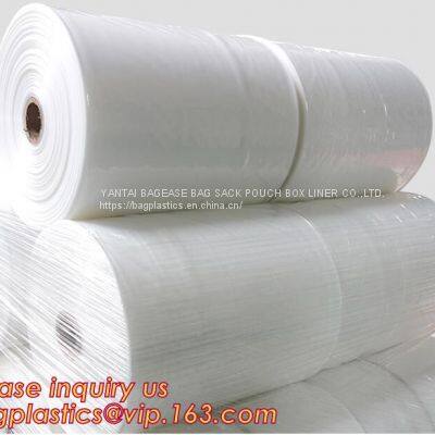 POF Shrink Film For Wrapping Food Products With Fully New Plastic Film LLDPE Wrap, Lay Flat Tubing,Produce Roll, Tube photo-5