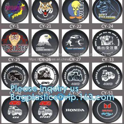 Custom Car Wheel Spare Wheel Cover Tyre, Spare Tire Cover, PVC, PU, Oxford, Nylon, Pajero Spare Tire Cover photo-5