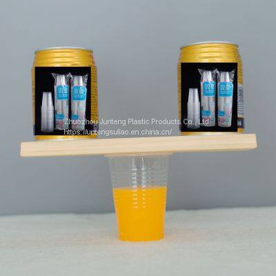 China Supplier 5.5o 170cc Disposable Plastic Clear Cup Water Juice Drinking Single Use Carry Out Cups photo-5