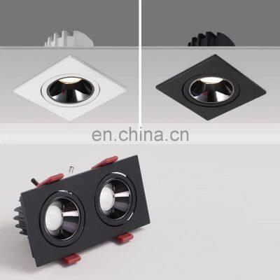 Recessed Indoor Lighting Dimmable Ceiling Spot Downlight Double Head LED Recessed Downlights photo-2