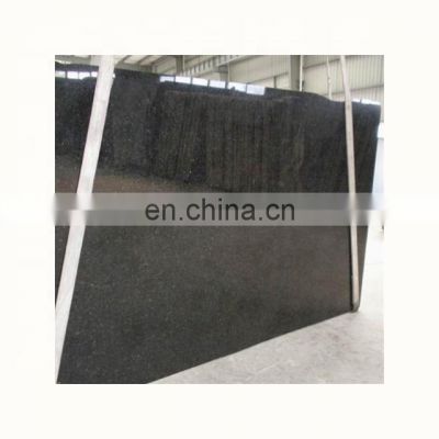 Polished Angola black granite slabs , black granite big slabs