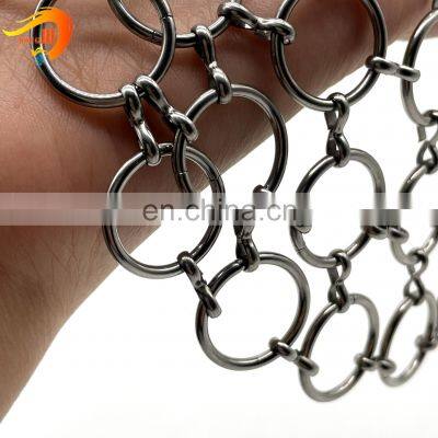 China Supply 316 Stainless Steel Chainmail Ring Mesh Curtain photo-2