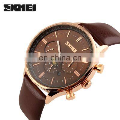 9117 Skmei Female Wristwatch Jam Tangan Wanita Leather French Luxury Brands Watch