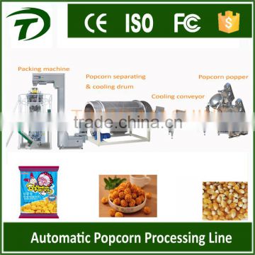 American type caramel popcorn production line