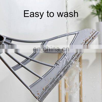 Rubber Broom Hand Push Sweeper Magic Broom Floor Wiper Squeegee for Floor Cleaning Floor Squeegee Sweeping Brush Pet Hair Broom photo-3