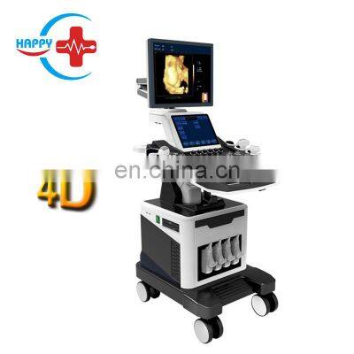 HC-A014A High Quality double screen trolley color doppler ultrasound machine