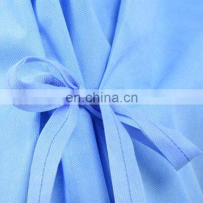 Medical SMS Non-woven pp Isolation Gown EN13975 Sms Reinforced Sterile Surgical Gown photo-3