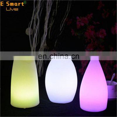 smart led decoration battery led lamp rechargeable outdoor table lights