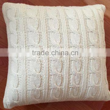 Knitted cushion