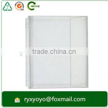 Wholesale a4 pp Clear Plastic Office Document File Holder With Punched 3 Hole photo-5
