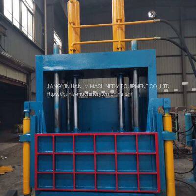Vertical Hydraulic Scrap Tire Baling Baler Machine for Sale photo-2