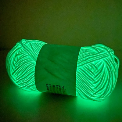 Glowing Christmas Fancy Yarn Handmade Glow for Crochet and Handmade Knitting DIY Projects photo-4