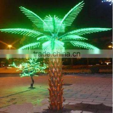 led palm tree artificial outdoor lighted palm tree