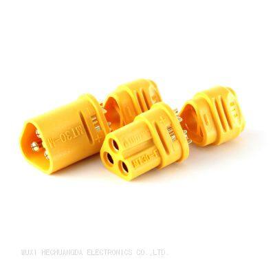 Amass 3pin 20A motor connector MT30 female male high current connector MT30-F MT30-M