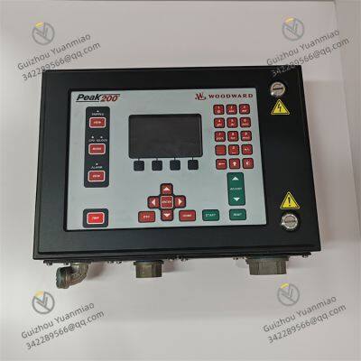 WOODWARD PEAK200-HVAC 8200-1501 Módulo de Controle de Turbina
