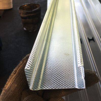 Hot Sale 0.5mm 0.6mm Thickness 75mm 100mm Galvanized Metal Stud and Track for Wall