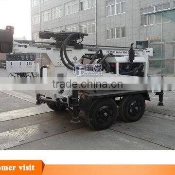 Hot sales and High Efficiency ! HF150T Trailer Water Well Drill Equipment