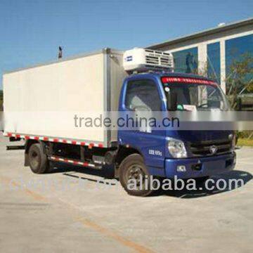 Foton refrigerated trucks for sale 5-6 tons refrigerator for truck in Rwanda