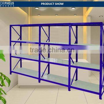 High Gloss Metal Furniture Double Side Storage Rack 4 Tier Iron Shelf Quality Choice photo-5