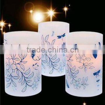 LED CANDLE with DECAL