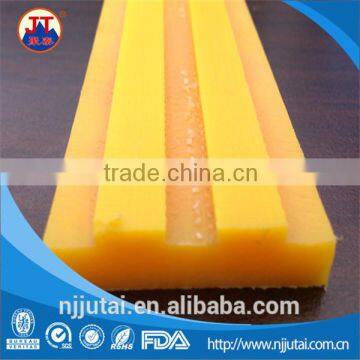 CNC OEM yellow UHMWPE guide rail