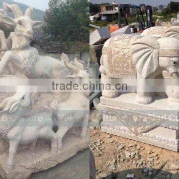 Thailand Style Elephant Stone Carving Statue photo-3