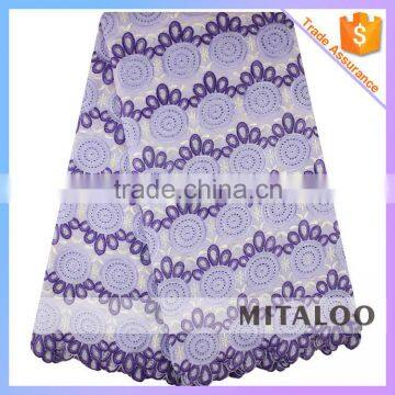 Mitaloo MSL0381 Fashion Design Swiss Voile Lace Austria with Good Quality Voile Lace Fabric