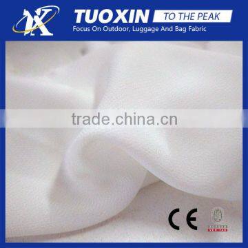 white soft polyester chiffon fabric for dress