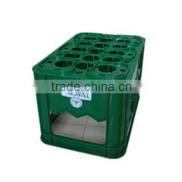 80*80mm hole size Durable divided 24 bottle plastic beer crate