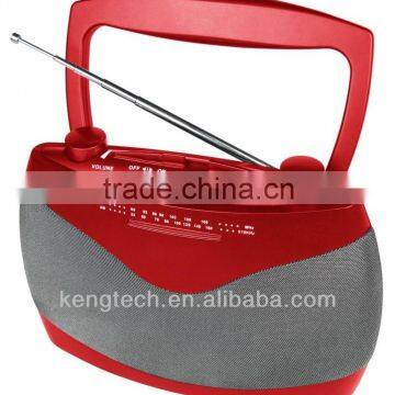 Top Selling Cute Handbag Shape AM FM Analogue Portable Radio photo-2
