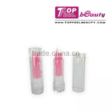 moisturizing mini lipstick with transparent packaging