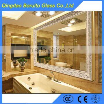 Cheap price of silver mirror glass for decoration