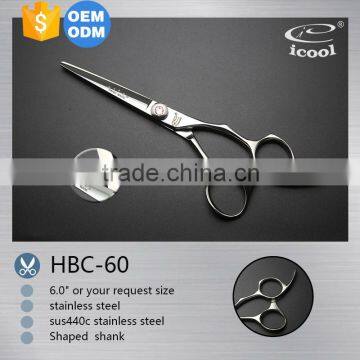 ICOOL HBC-60 Popular Shaped Shank Hair Scissors Styling