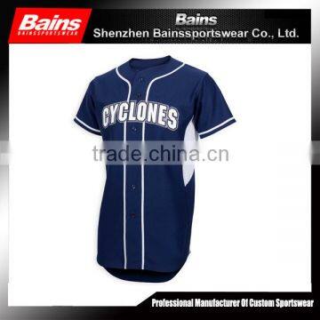 China supplier 2015 new product cheap wholesale plain baseball jerseys/plain baseball jersey/plain baseball jersey shirts