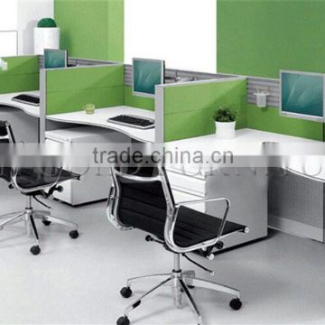 Chinese manufacturer H shape office workstation design layout ( SZ-WS396)