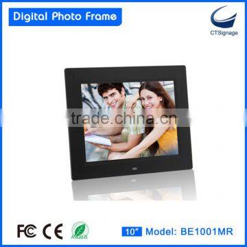 CTSignage 10 Inch Acrylic Electronic LCD Digital Advertising Photo Frame