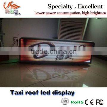 RGX High quality with new style Taxi top led display