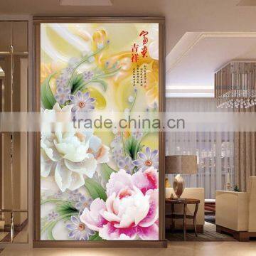 2016 Custom design classicism die cut panels printed stained glass