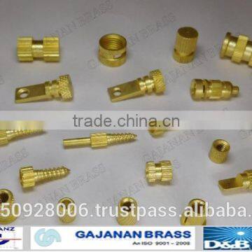 Knurled Brass Inserts for Plastic Molding