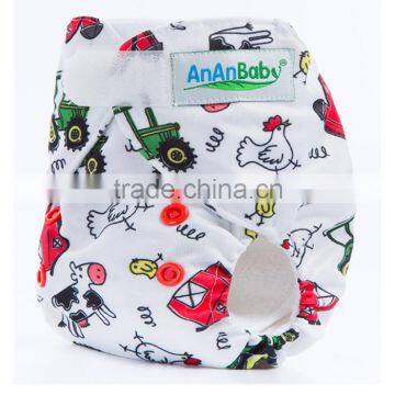 2016 New Baby Reusable washable hook and loop fastener Newborn Diapers Covers