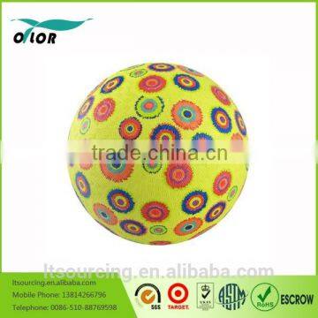 Popular 7" Cartoon Rubber Playground Balls for Kids photo-3