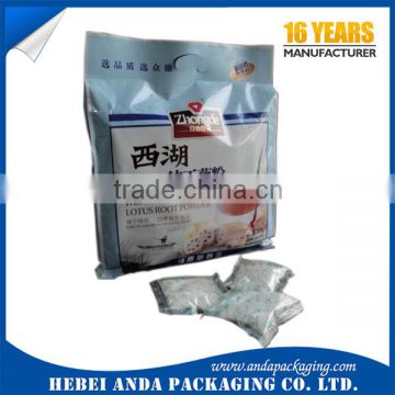 printed powder packaging bag/plastic side gueest bag/Protein Powder sachet/milk powder packaging film roll/stand up pouch