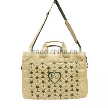 China Factory Lower Price Recycle Tyvek Laptop Color Design Enviromental Tyvek Paper Handbag Cross Body Bag
