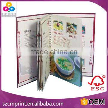 Customized Hard Cover Full Color Wire-O /Sewing/ Perfect Binding Book Printing